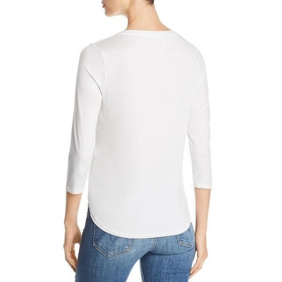 three dots • tie front jersey top - Picture 9 of 9